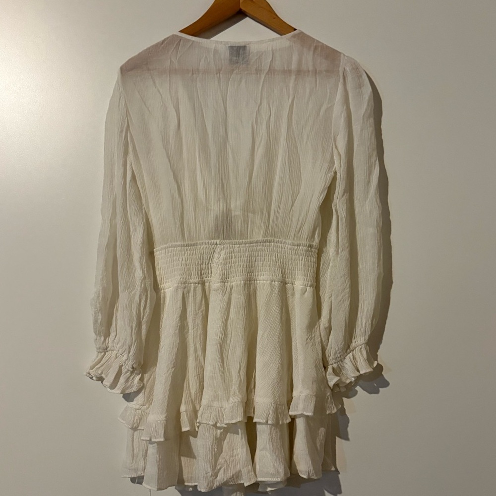 Hello Molly Lost Somebody Mini Dress White Size 2/XS - Picture 13 of 13